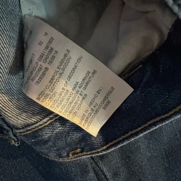 Dickies Double Knees Denim Workwear Jeans Size 28 - Picture 3 of 5